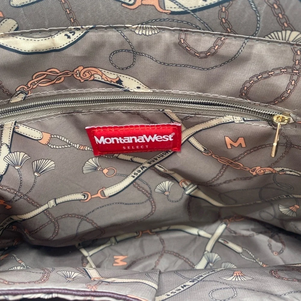 Montana West Brown Conceal Carry Tote